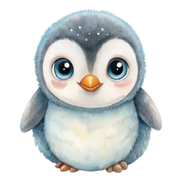 Baby-Kaiserpinguin-Maskottchen